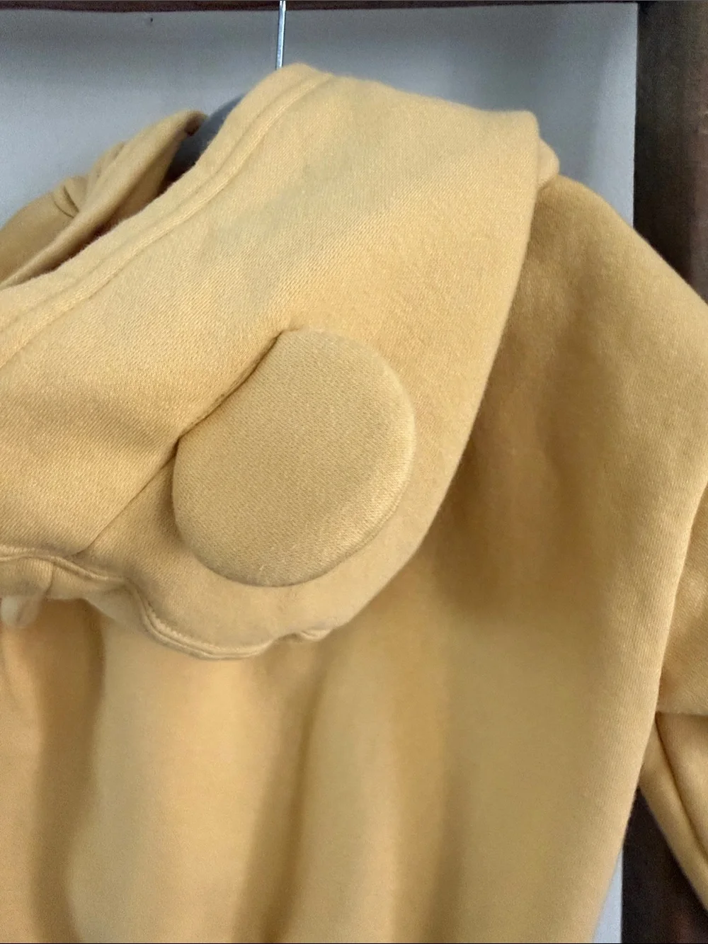 GAP Yellow Minnie Mouse Hooded Sweatshirt with Ear Details